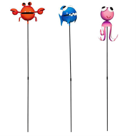 Garden Stake, Seaside Retreat, 3 Assorted