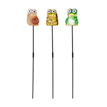 Load image into Gallery viewer, Plant Pick, Solar Garden Friends ,3 Assorted
