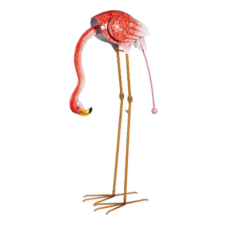 Statue, Metal, Flamingo Mom. 31.5in