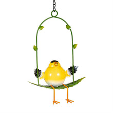 Load image into Gallery viewer, Hanging Decor, Metal, Birds On Swing, 3 Assorted
