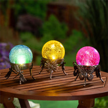 Load image into Gallery viewer, Lantern, Solar, Glass Orbs, 3 Assorted
