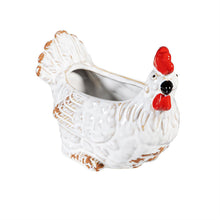 Load image into Gallery viewer, Pot, Ceramic, 4in, Hens, 2 Assorted
