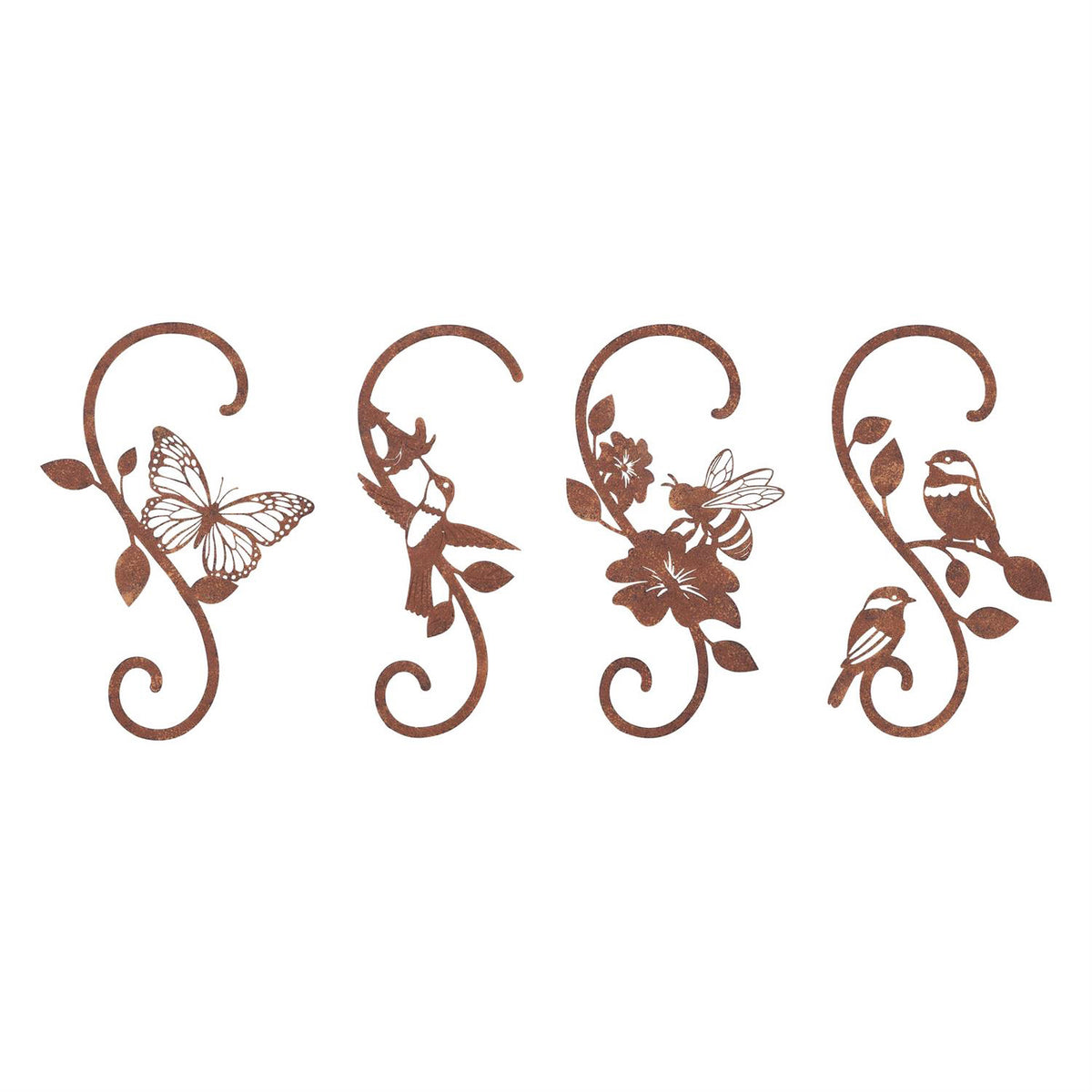 Plant Hanger, Metal, Rustic Friends
