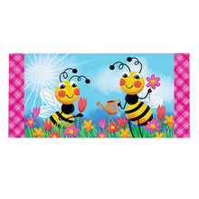 Load image into Gallery viewer, Bee Tending Sassafras Switch Door Mat
