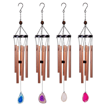 Wind Chime, 26in, Agate,4 Assorted