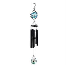 Load image into Gallery viewer, Wind Chime, 36in, Stained Glass Dasies
