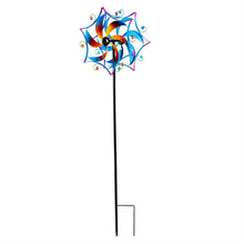 Load image into Gallery viewer, Wind Spinner Stake, 48in, Whirling Mirage
