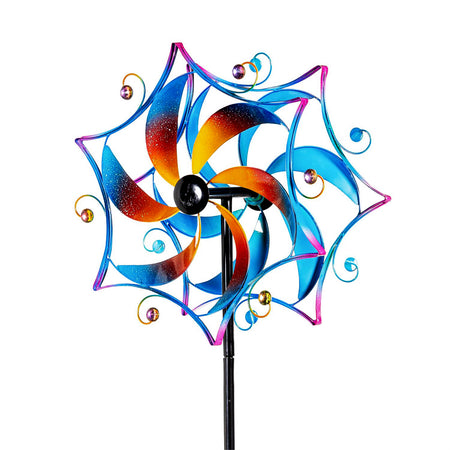 Wind Spinner Stake, 48in, Whirling Mirage