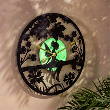 Load image into Gallery viewer, Outdoor Metal Clock, Glow In The Dark Fairy
