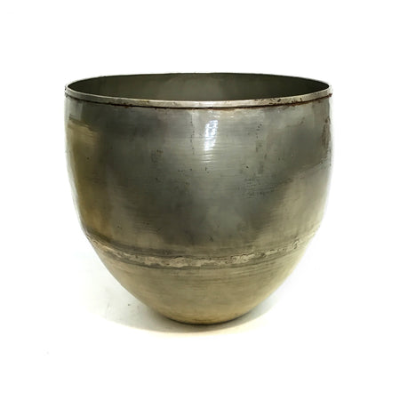 Pot, 6in, Metal, Distressed Pewter