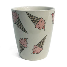 Load image into Gallery viewer, Stoneware Cup, 10oz, Summer Prints, 9 Assorted
