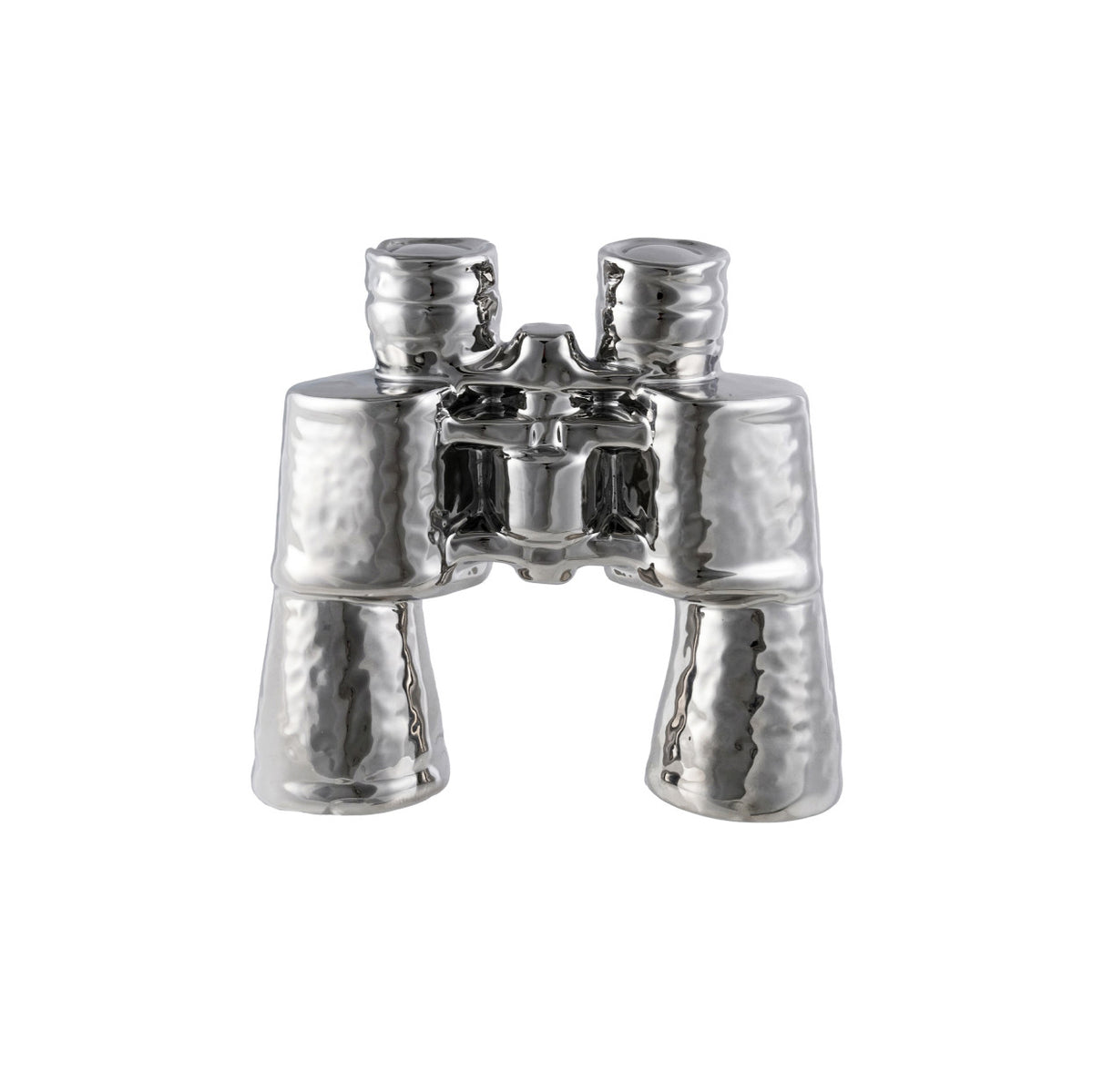 Decor, Stoneware, Binoculars, Chrome Finish