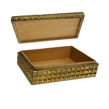 Load image into Gallery viewer, Decor, Brass, Studded Box, Gold Finish
