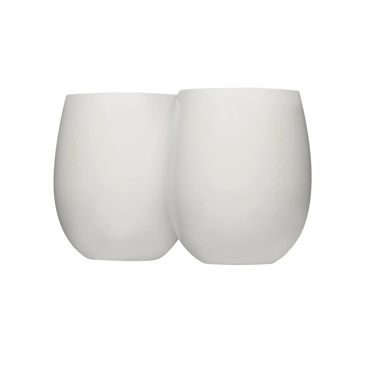 Corkcicle Sommelier Stemless, 10oz, Oat Milk
