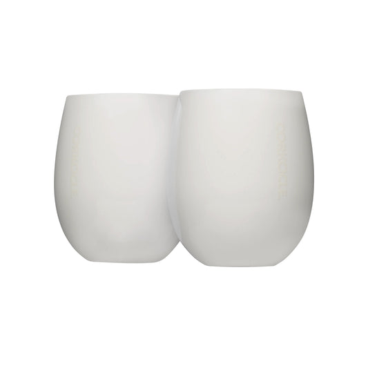 Corkcicle Sommelier Stemless, 10oz, Oat Milk