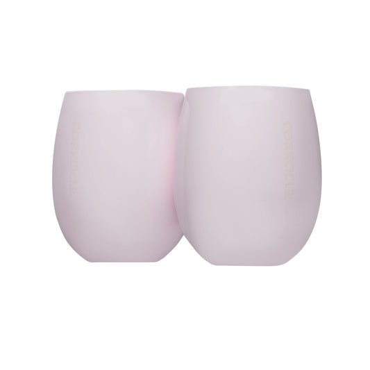 Corkcicle Sommelier Stemless, 10oz, Pink