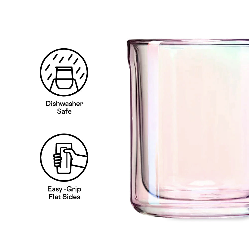 Corkcicle Glass Rocks, 12oz, Prism
