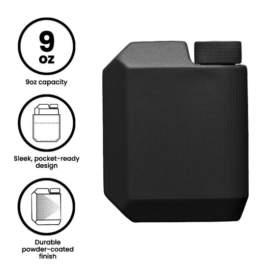 Corkcicle Cool Flask, 9oz, Matte Black
