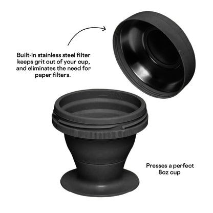 Corkcicle Coffee Palmpress, Espresso Black