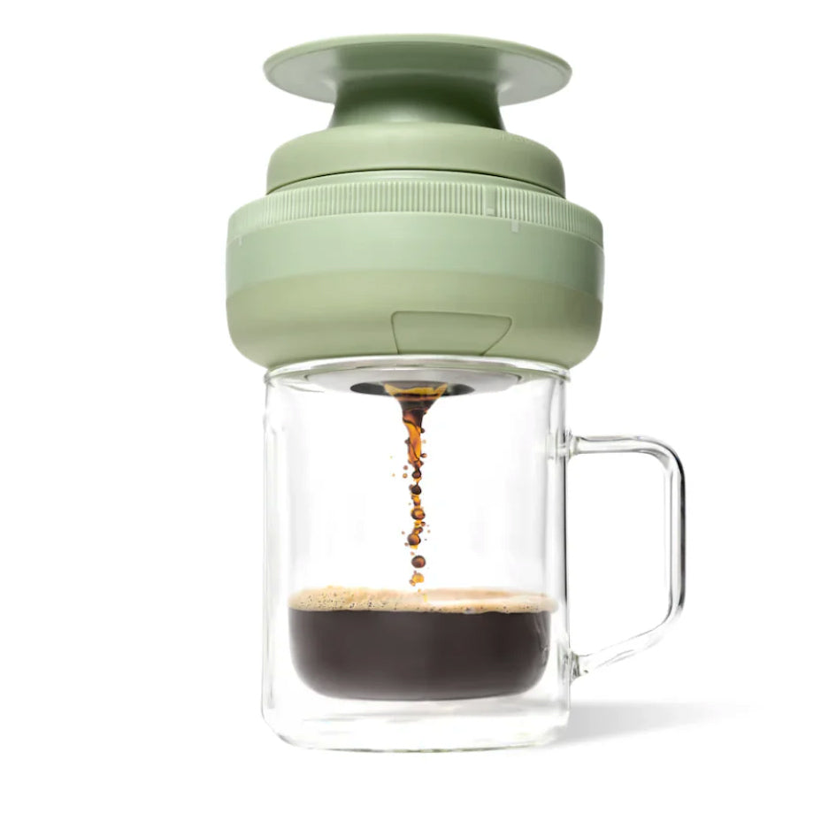 Corkcicle Coffee Palmpress, Sage Green