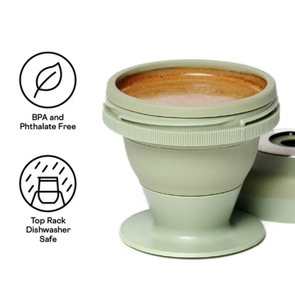 Corkcicle Coffee Palmpress, Sage Green