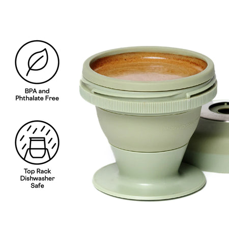 Corkcicle Coffee Palmpress, Sage Green