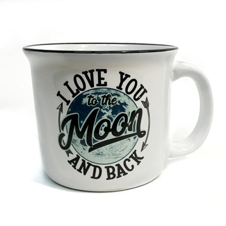 Camper Mug 14oz, Moon & Back