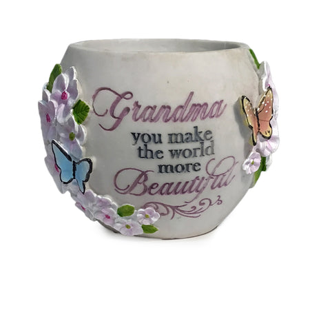 Pot, 6in Round, Beautiful Grandma