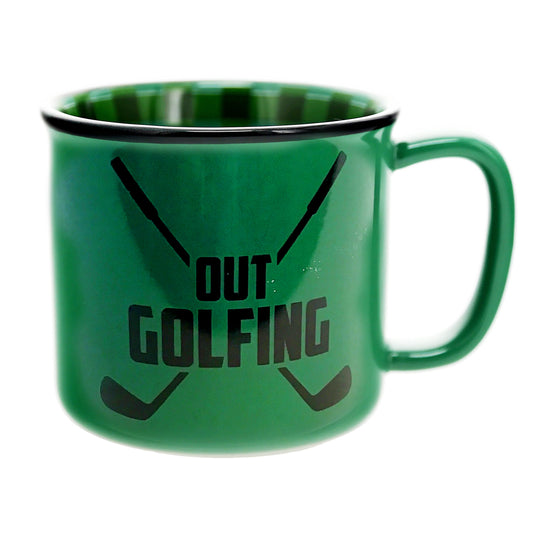 Mug, 18Oz, Out Golfing