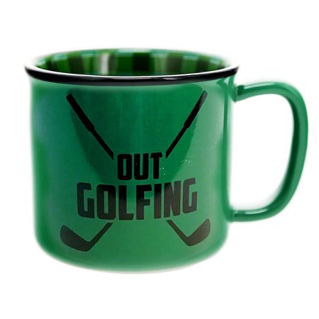 Mug, 18Oz, Out Golfing