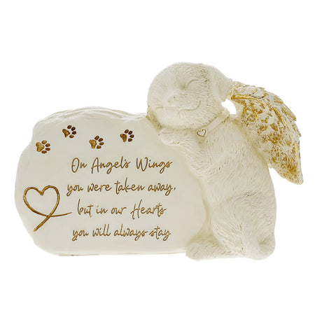 Garden Stone, 7.5In, Dog Angel