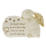 Garden Stone, 7.5In, Dog Angel