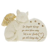 Garden Stone, 7.5In, Cat Angel