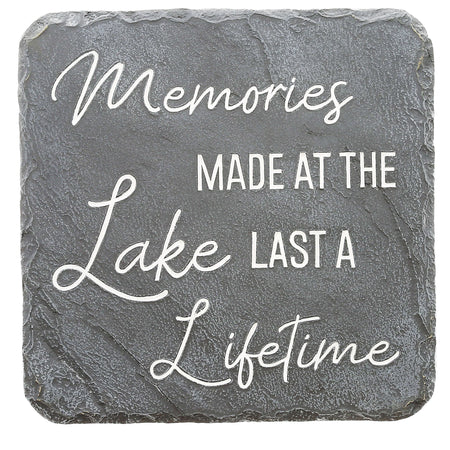 Garden Stone, 7.75In, Lake Life