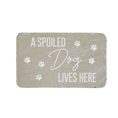 Garden Stone, 7In, Spoiled Dog
