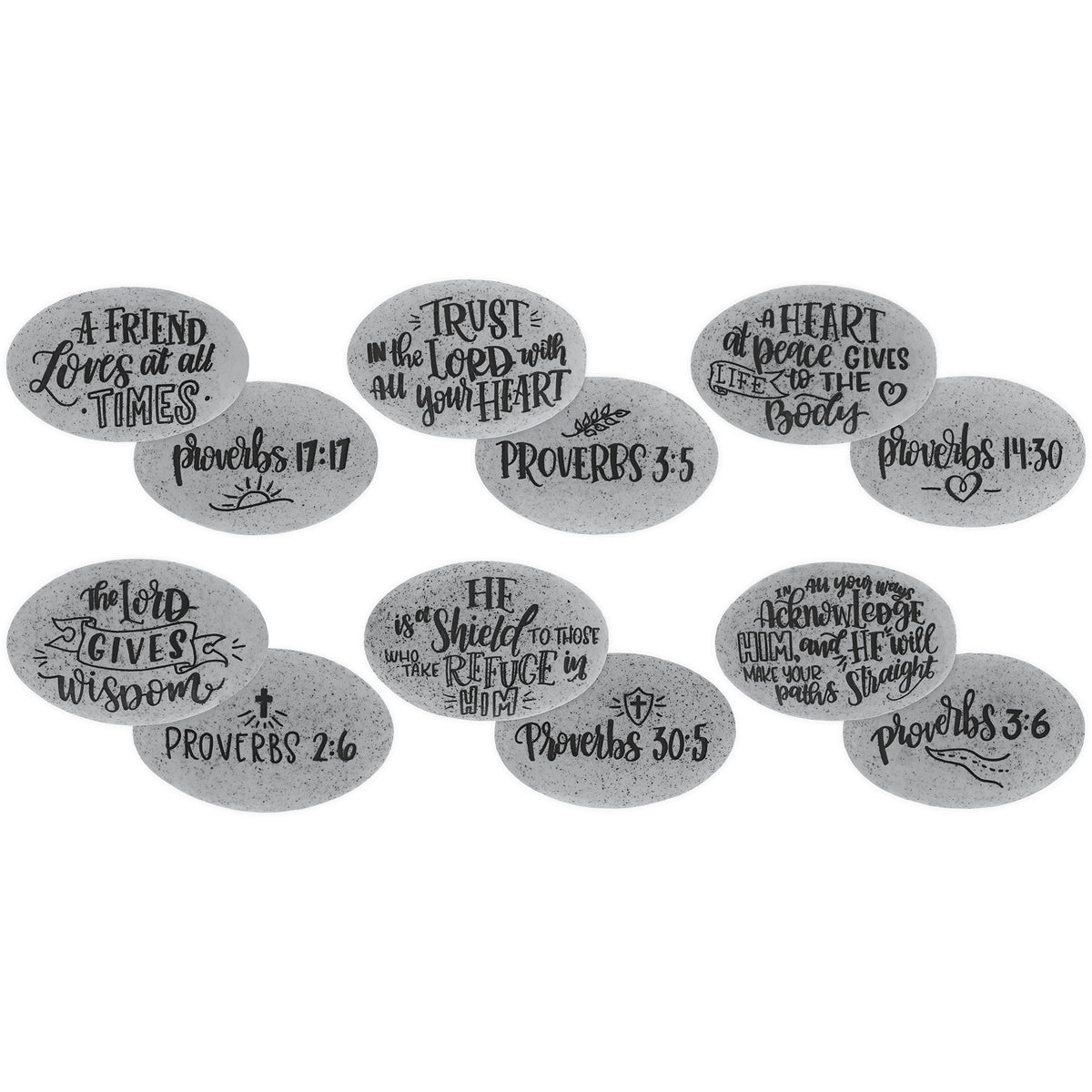 Mini Proverbs Tokens, 5 Assorted