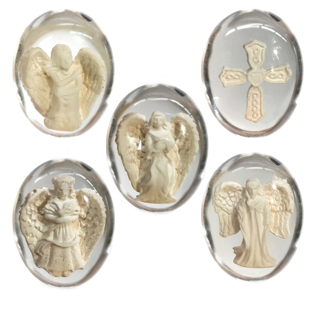 Mini Worry Stone Tokens, 5 Assorted