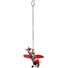 Load image into Gallery viewer, Ornament, Metal, Bi-Plane, 2 Assorted
