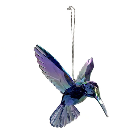 Ornament, Acrylic, Iridescent Hummingbird