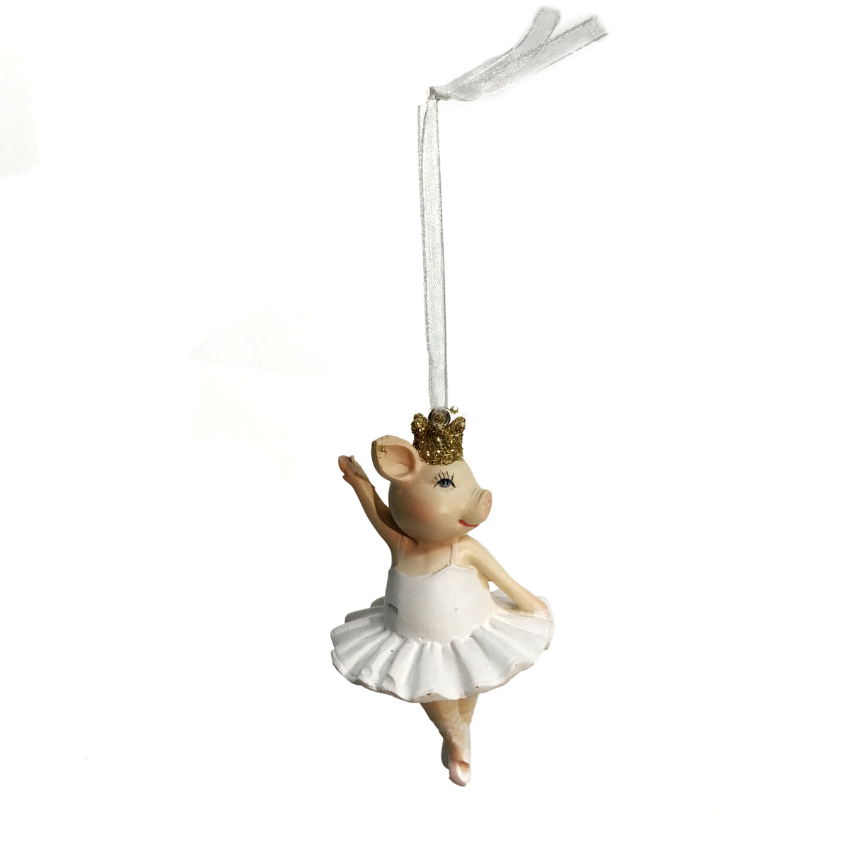 Ornament, Ballerina Pigs, 2 Assorted