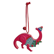 Load image into Gallery viewer, Ornament, Xmas Brachiosaurus, 2Assorted
