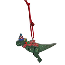 Load image into Gallery viewer, Ornament, Xmas T-Rex, ,2 Assorted
