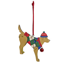 Load image into Gallery viewer, Ornament, Wood, Xmas Dogs, 3 Assorted
