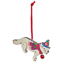 Load image into Gallery viewer, Ornament, Wood, Xmas Cats, 3 Assorted
