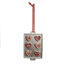 Load image into Gallery viewer, Ornament, White Try Gingerbread, 3 Assorted

