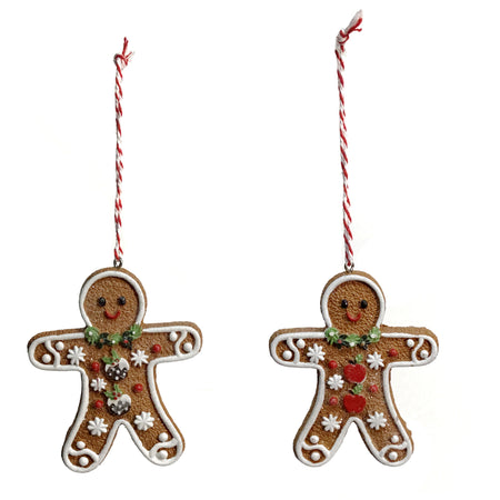 Ornament, Gingerbread Men, 2 Assorted