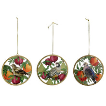 Load image into Gallery viewer, Ornament, Wood Disk, 3 Assorted
