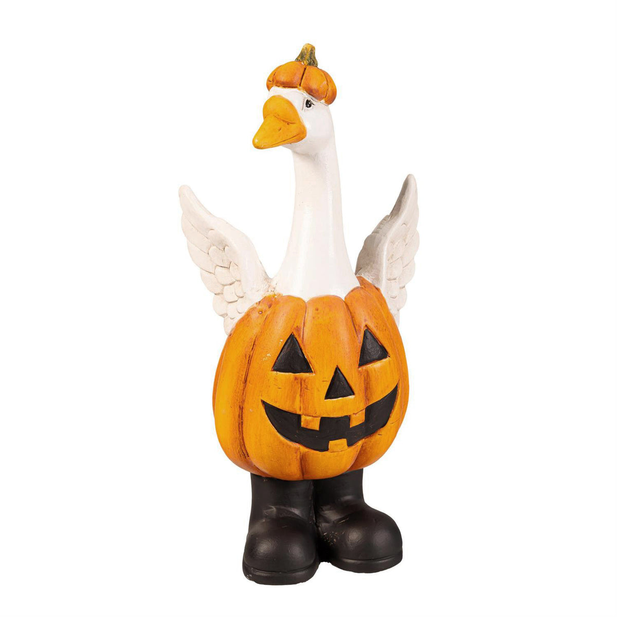 Decor, 12"H, Ceramic Halloween Goose Statues, Ast