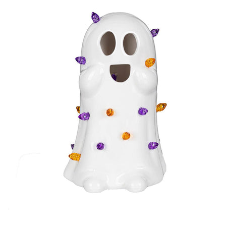 Table Decor, Ceramic, LED Halloween Ghost
