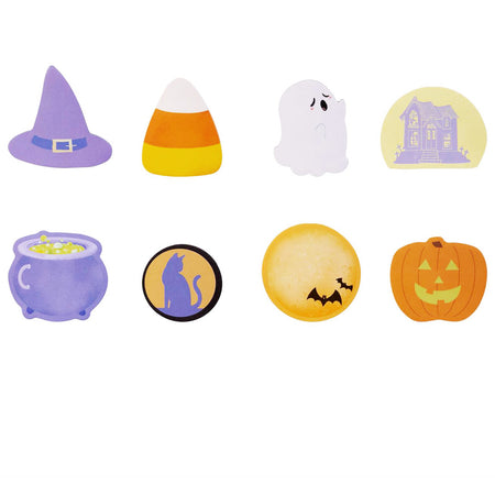 Sticking Note Bads, Halloween, 8 Assorted